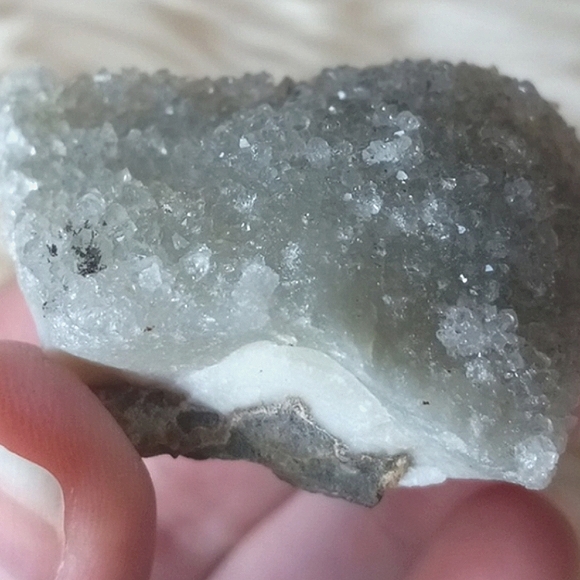 Herkimer Diamond Raw Druzy - Picture 2 of 12